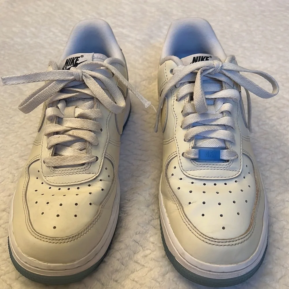 Nike Air Force 1 Low LX UV Reactive White Sneakers Women’s Size 6.5